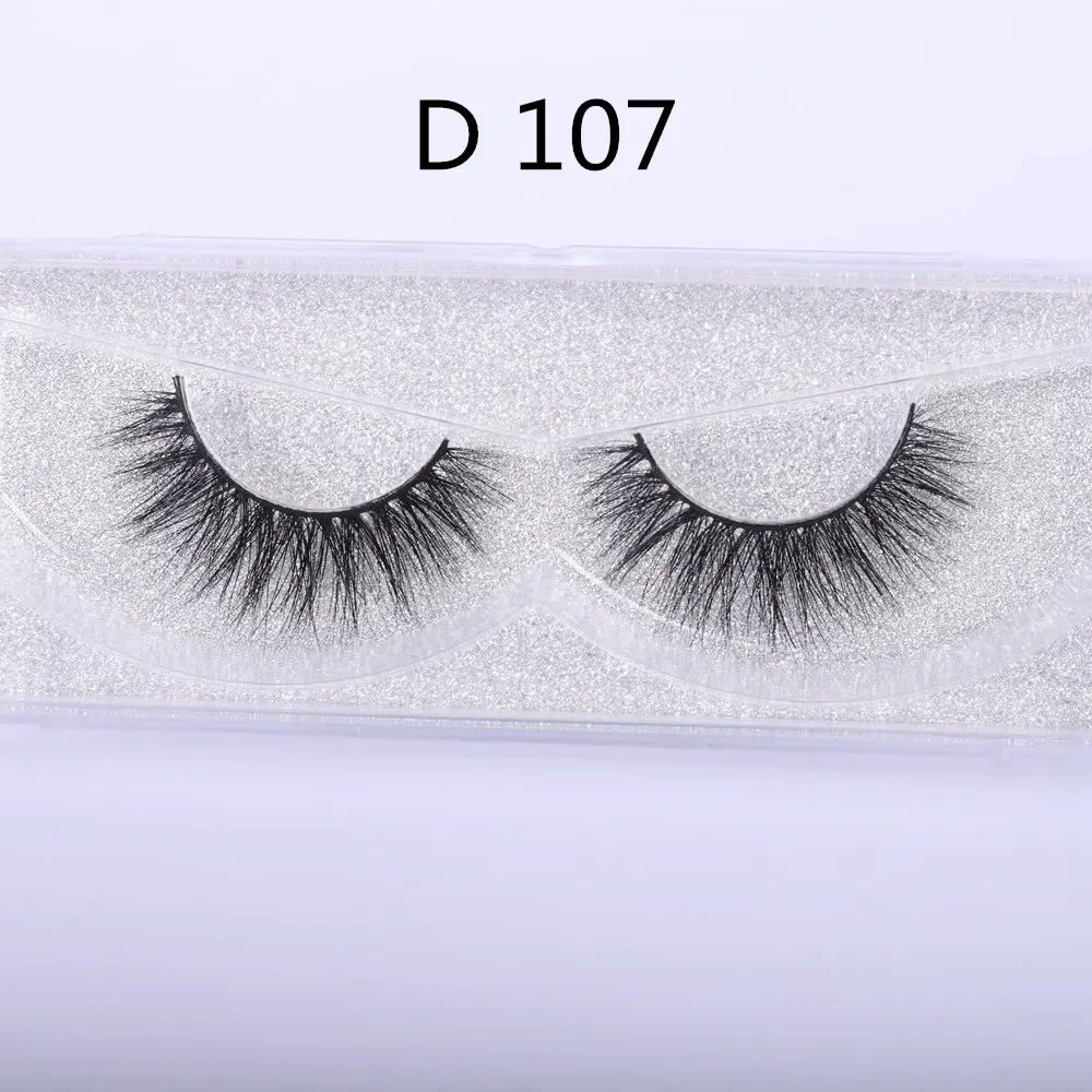 D107 WOWANGEL накладные ресницы для наращивания ресниц, искусственные накладные ресницы, упаковочная коробка, алмазная коробка, D101-D127 - Цвет: D107