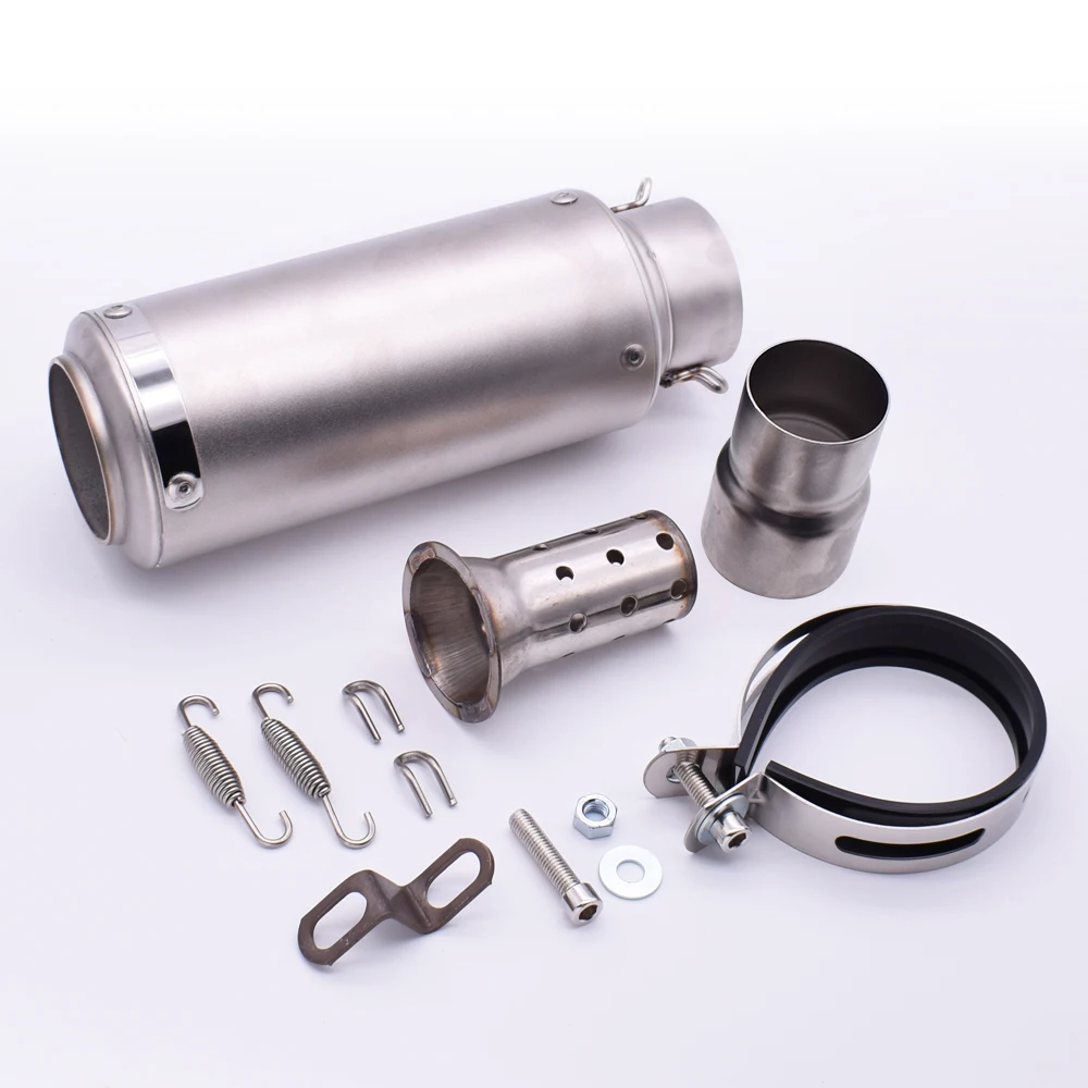 

For Kawasaki KX250F KX450F KX100 kx 85 125 250 250f 450f Universal 51mm 61mm modified motorcycle exhaust pipe with DB Killer