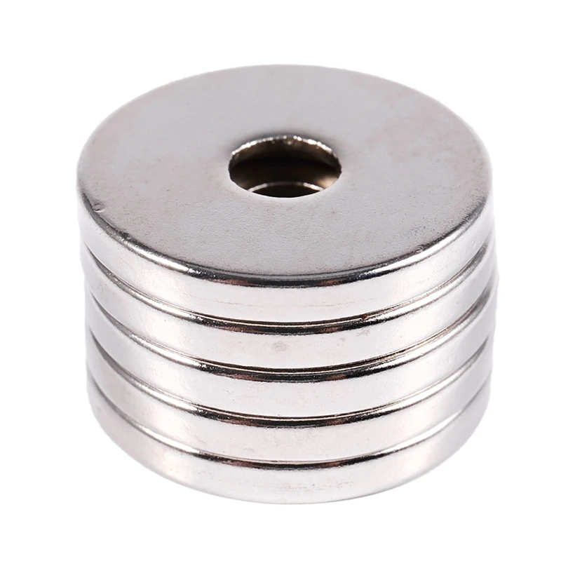 5Pcs N52 Disc Magnets Neodymium Rare Earth Magnet Magnetic 20x3mm with Hole 5mm-ABUX