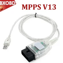 Mpps v13 ecu programador smps mpps v13.02 v13 k pode flasher chip tuning mpps cabo v13 diagnóstico profissional cabo