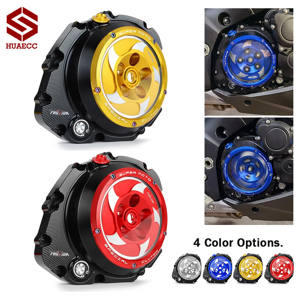 

Engine Transparent Clutch Cover Guard for Suzuki GSXS 1000F GSXS-1000F GSX-S1000F 2015-2017 Motorcycle Pressure Plate