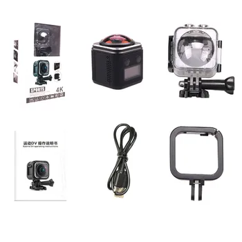 

Super Wide Angle X361 HD 4K Wireless Wifi 1920*1080P Sport Camera Super Mini Special Design G-sensor Camera Black