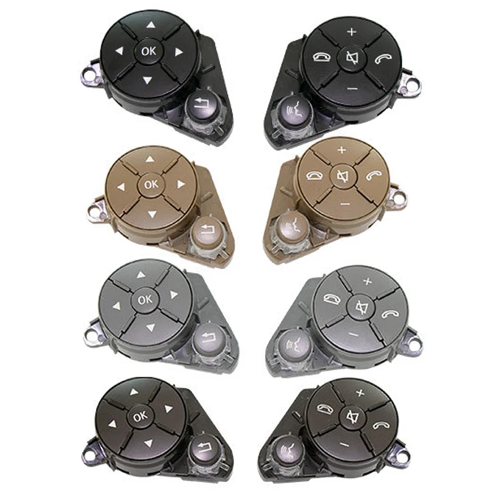 2 шт многофункциональные кнопки для автомобильного рулевого колеса, кнопка управления аудио для Mercedes Benz W204 W212 W207 X204