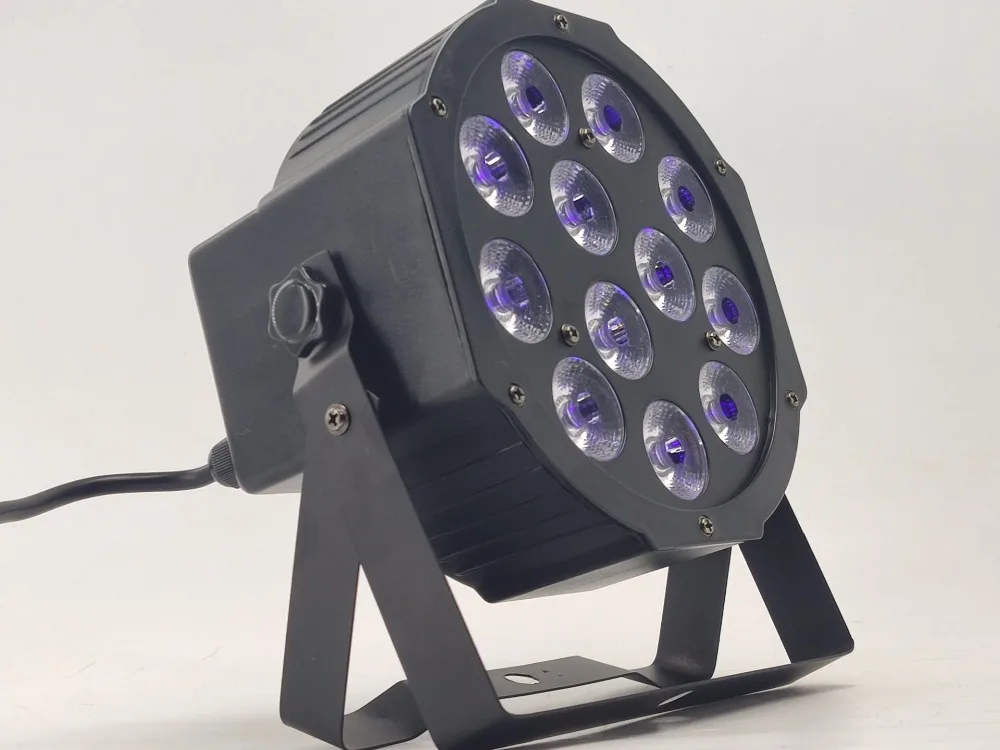 4PCS/ 12X12W led Par light RGBWA+UV PAR LED professional dj equipment led wash light