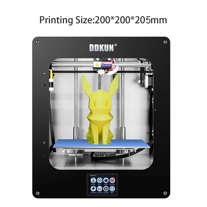 DDKUN 160 MAX 3d принтер большого размера объем сборки 200*200*205 мм из Китая