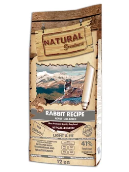 

Natural greatness rabbit recipe Light & Fit dry dog food 18 kg