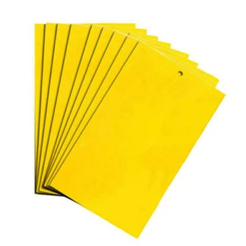 

Strong Insecticide Bait Sticky Insect Board Yellow Double-Sided Trap Board Greenhouse Fruit Fly Lure Board Garden Supplies