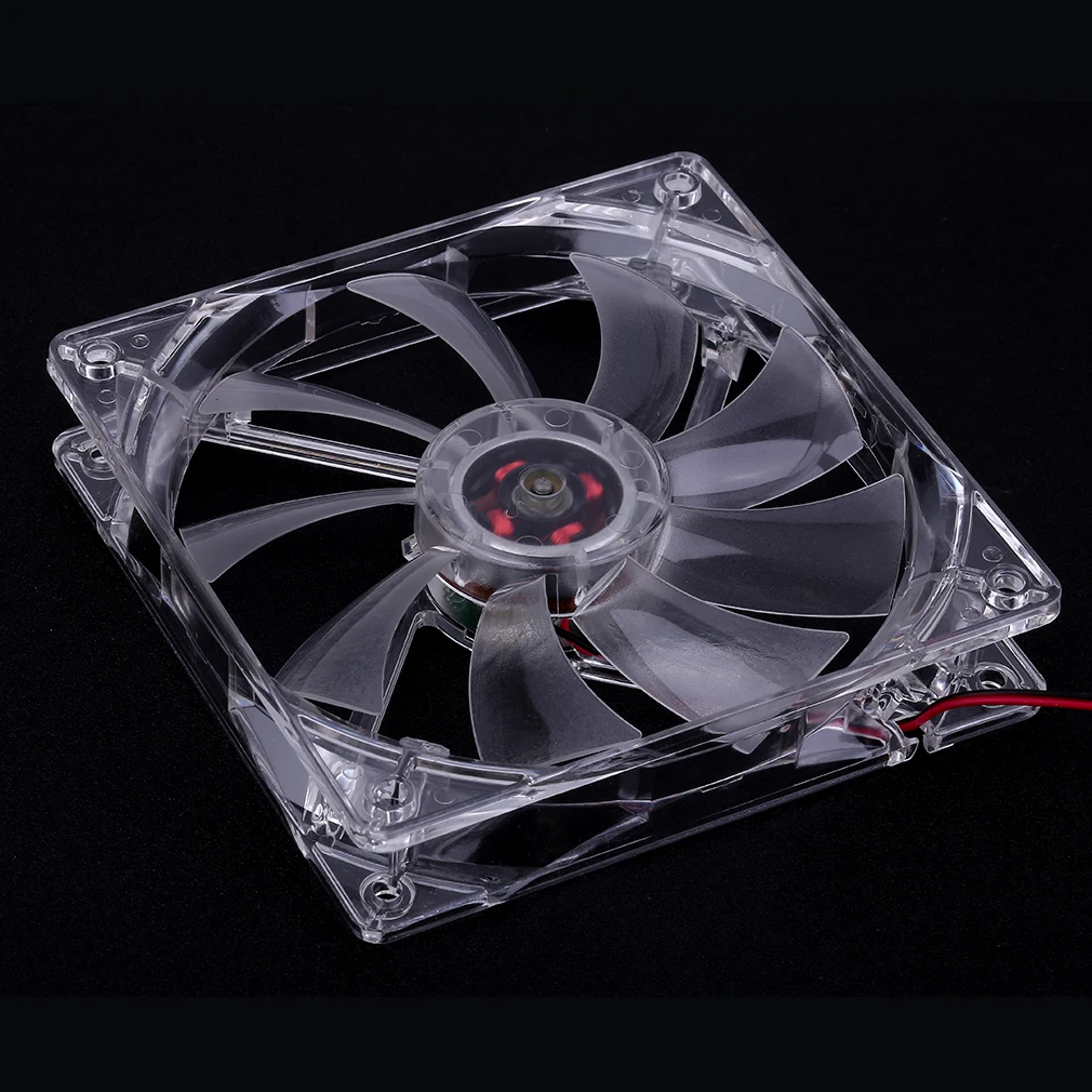 120mm/80mm pc Computer Fan 4 LED Light Fan PC CPU Cooling Cooler For Computer Case CPU Cooler Radiator Accessories