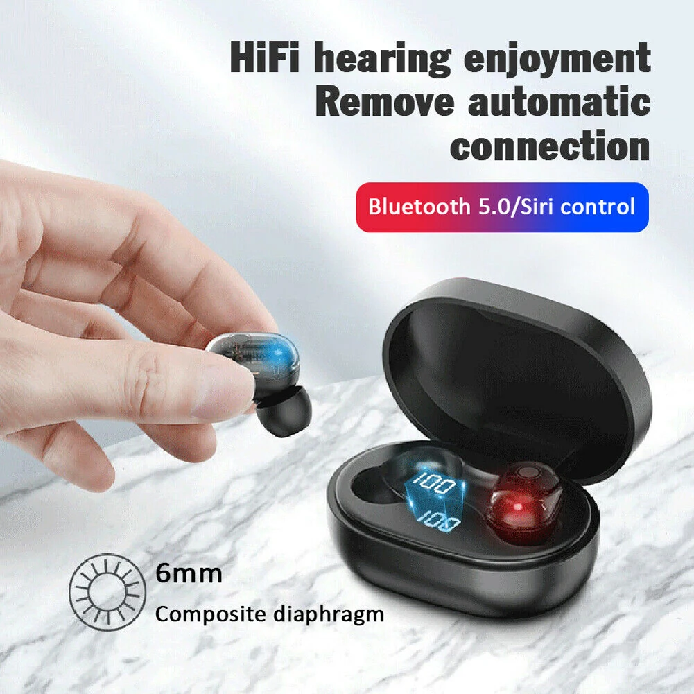 С микрофоном беспроводные шумоподавления HIFI Bluetooth спортивные наушники музыка Смарт сенсорное управление бег эргономичный водонепроницаемый