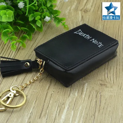 IVYYE Death Note, модный кошелек для монет в стиле аниме, сумки для мелочи с героями мультфильмов, чехол для монет, кошелек для хранения ключей, подарки на день рождения, Новинка