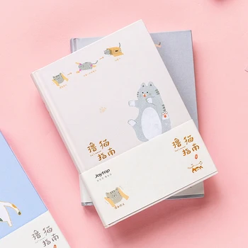 

"Cat's Manual" Hard Card Agenda Monthly Daily Planner Diary Study Notebook Cute Girls Notepad Student Gift