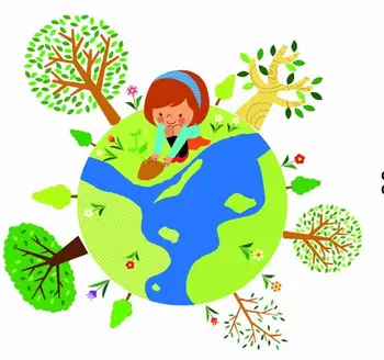 

Fahison Art Wall Decal Stickers Series PVC Wall Sticker for Kids The Earth