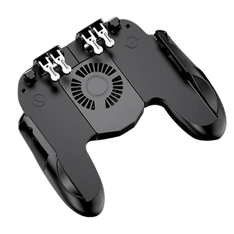  H9 Six Finger All-In-One Mobile Game Controller Fire Key Button for Pubg Mobile Game Eating Chicken