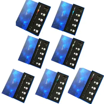 

Starry Sky Glass Fountain Dip Pen Holder Signature Ink Set Calligraphy Writing U1JA