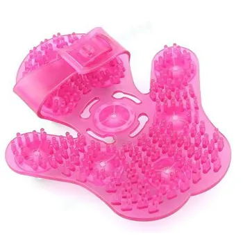 

Nine Dragons Pearl Body Sculpting Body Shaper Massager Palm-shaped Ball Massager Body Brush Glove Type Meridian Brush