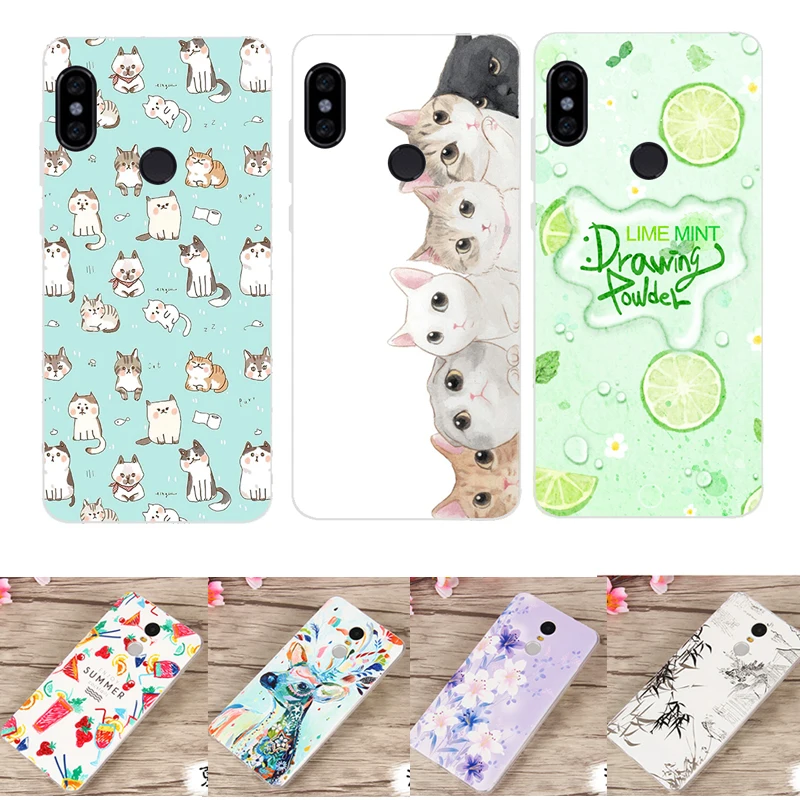 

Cartoon Case For Xiaomi Redmi Note 7 6 5 4 5A Mi Y1 Case Cover Redmi 5 Plus Redmi Note 7 6 5 4 5A Y1 Case With Printed Picture