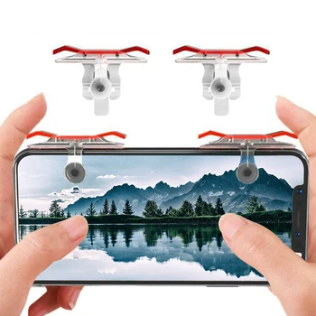 

New Arrival 2PCS E9 L1 R1 Gaming Trigger Smart Phone Games Shooter Controller Fire Button Handle