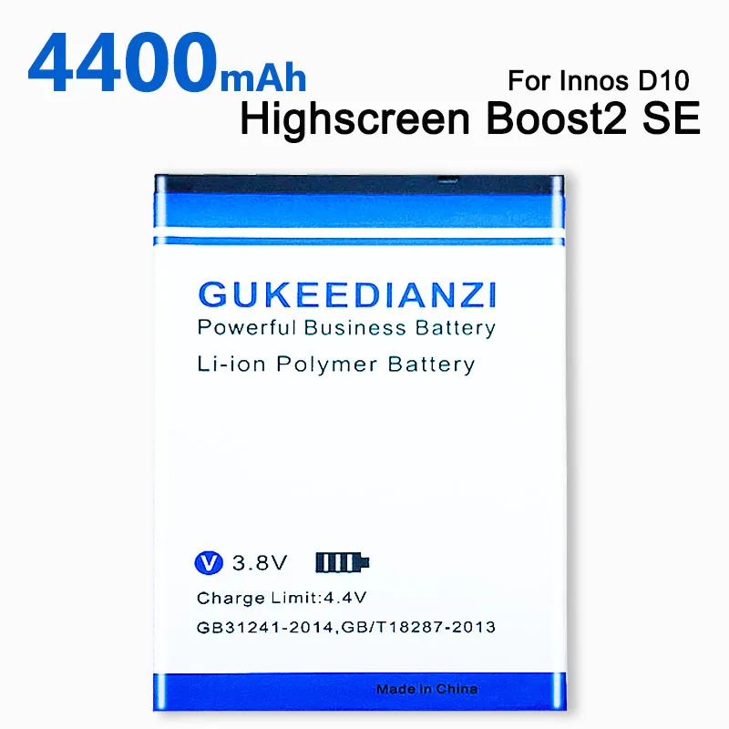GUKEEDIANZI 4400 мА/ч BP-5X-i Замена Батарея для Innos D10 D10C D10F D10CF Highscreen Boost 2 II SE Перезаряжаемые
