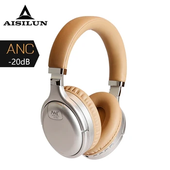 

ANC bluetooth Headset Active Noise Cancelling Wireless & Wired Headphone With Microphone Earphone Deep Bass Hifi Sound Earpiece