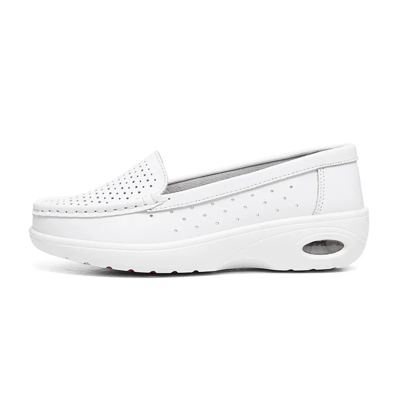 Slip on Women Casual Shoes Solid Colors Soft& Comfortable Women Loafers Shoes Breathable Durable Women Flat Shoes 35-40