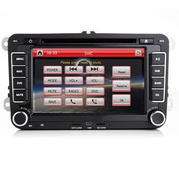 

7" Inch Volkswagen Android Quad Core 8GB Car GPS Navigation Touchscreen AV-IN Bluetooth FM Transmitter Bundle Free maps