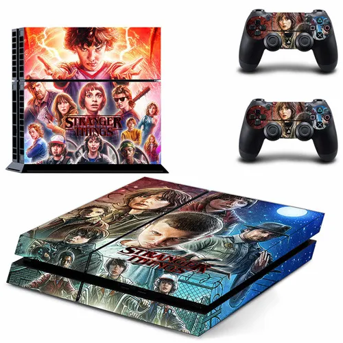 GYTM2749 Странные Вещи полное покрытие лицевые панели наклейка для PS4 Наклейка для playstation 4 консоль и контроллеры наклейка для PS4 виниловая наклейка - Цвет: GYTM2749