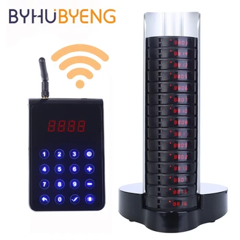 

BUHUBYENG Vibrating Pagers WaterProof Restaurant Waiter Buzzer Call Wireless Calling System Automatic Paging Machine Camarero