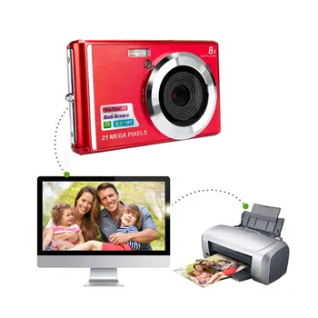 

C4 Travel Clear Portable Birthday Gift Mini Face Detection LCD Display Ultra Thin HD Digital Camera COMS Sensor Zoom Anti Shake