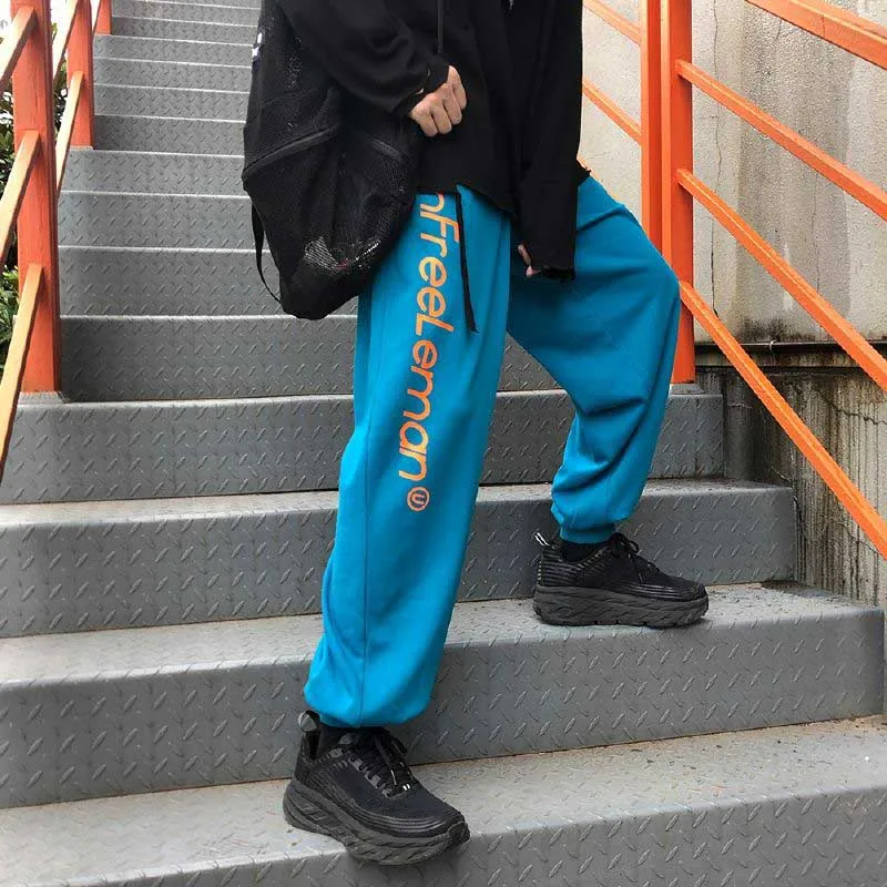 2020 Autumn Clothing New Style Couples Korean-style Trend Loose-Fit Beam Leg Capri Trousers Sweatpants Men And Women 2020 Autumn Clothing New Style Couples Korean-style Trend Loose-Fit Beam Leg Capri Trousers Sweatpants Men And Women