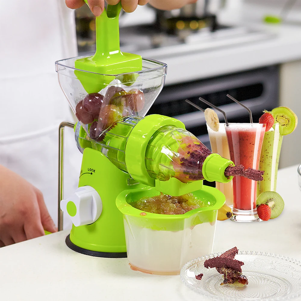 

Multifunction Household Manual Hand Juicer Fresh Fruit Extractor Kitchen Tool Fruit Vegetable Manual Juicer Suction Base