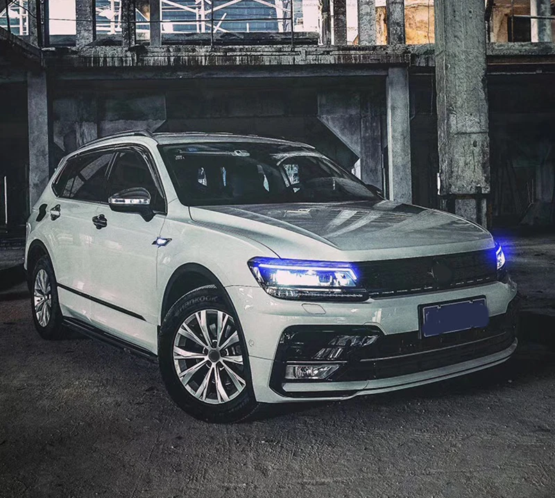 Комплект кузова для Tiguan- передний и задний бампер Модифицированный tiguan автомобильный Стайлинг обновление Rline стиль для Volkswagen