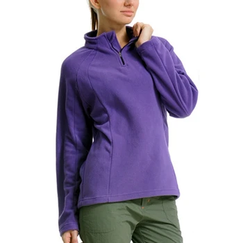 

Women plus size Fleece Jacket Fall Winter Half-Zip Pullover Lightweight Camping Hiking Hunting Outdoor Sports Overcoat New