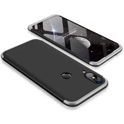 Silver Black Huawei P20 Lite чехол Nova 3e чехол для телефона Capa жесткий защитный P20lite задняя крышка для huawei P20 Lite P30 Pro Чехол для телефона - Цвет: Silver Black
