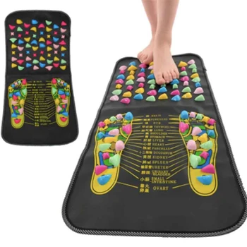 

Foot Acupuncture Pad Rectangular Stone Road 2 In 1 Foot Massage Cushion Mat UND Sale