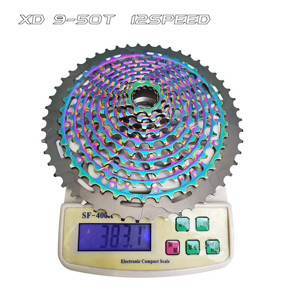 MTB 12 11-speed 9-50T Кассетная лента Ultimate XD Кассетная лента Радуга 375 г Кассетная лента ультра-светильник 12s