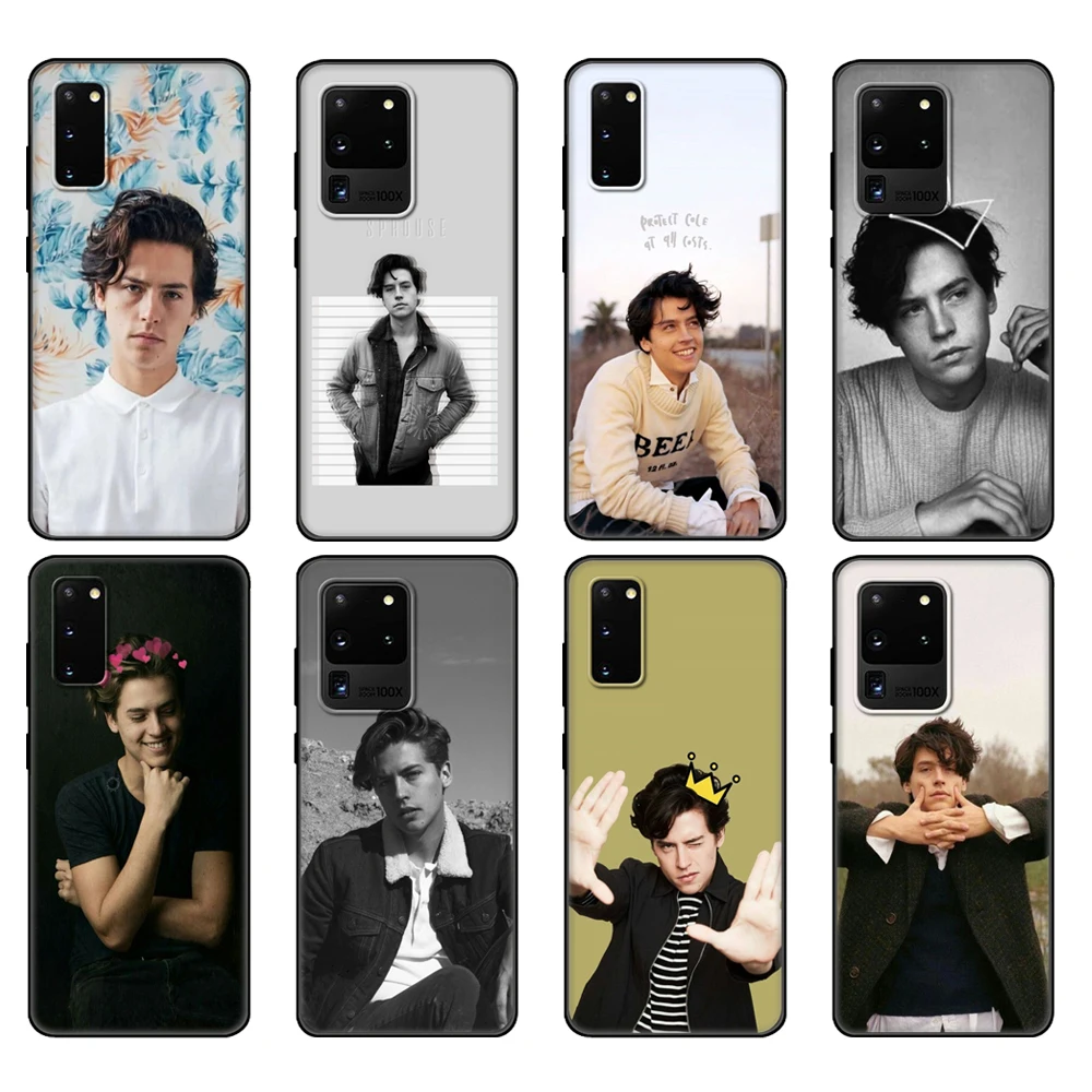 Черный чехол из ТПУ для Samsung galaxy S20 /S20 PLUS/S20 ultra/S20 + /S20FE задняя крышка riverdale cole sprouse