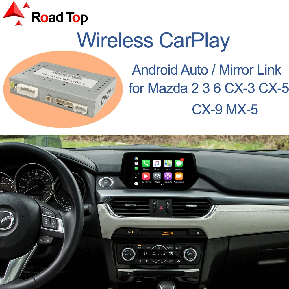 Беспроводной автомобильный интерфейс Apple CarPlay для Mazda 2 3 6 CX-3 CX-5 CX-9 Mazda2 Mazda3 Mazda6 CX3 CX5