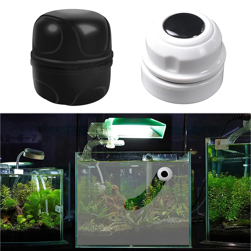 Мини Круглый Магнитный аквариум для аквариума стеклянный водорослей стеклянный Очиститель скруббер плавающие чистые щетки