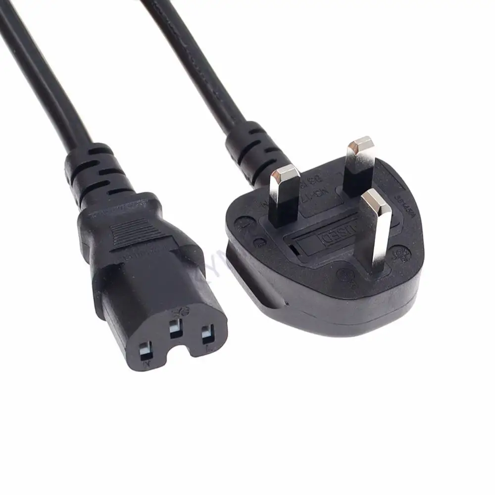 Великобритания BS1363 к C15 Удлинительный кабель, 3G1.0mm PDU, кабель питания переменного тока, 13A 250V