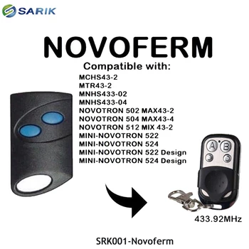 

Novoferm Mini-Novotron 522, 524 Compatible Remote Control 433.92MHz gate control Novoferm rolling code garage door opener