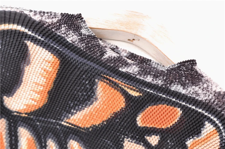 Miyake модная футболка со складками с длинными рукавами и стоячим воротником тофу