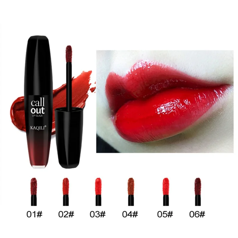 Зеркальный блеск для губ тинт-блеск для губ антипригарная чашка водостойкая долговечная увлажняющая жидкая губная помада