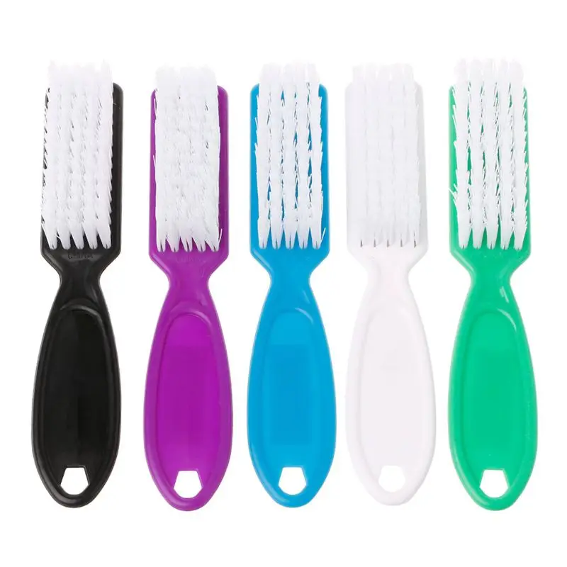 

Nail Dust Scrub Nail Plastic Brush For File Manicure Pedicure Tool Dust Cleaning