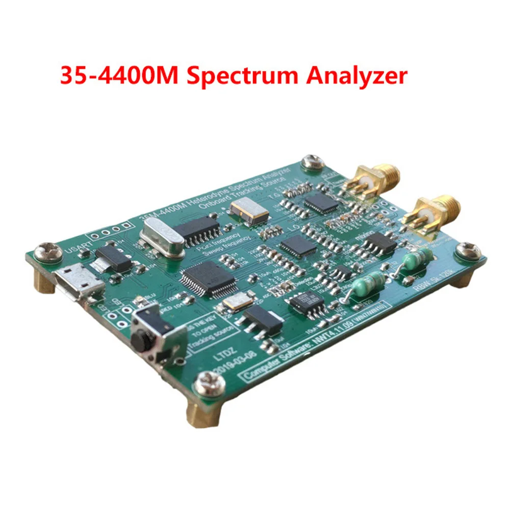 35-4400 м анализатор спектра с USB анализа сигнала с отслеживанием источника+ USB кабель обеспечивают программное обеспечение сканирования выходной мощности
