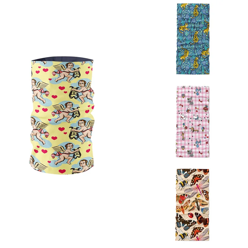 

Fashion Cartoon Element Women Headscarf Summer Neck Gaiter For Men Magic Sports Microfiber Cycling Tubular Mask Elastic Bandana