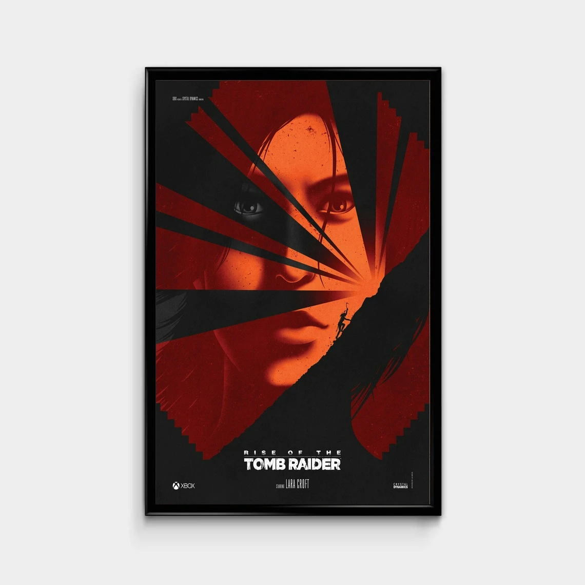 Rise Of The Tomb Raider Ara Ancy Minimal Artwork Poster Per Videogiochi