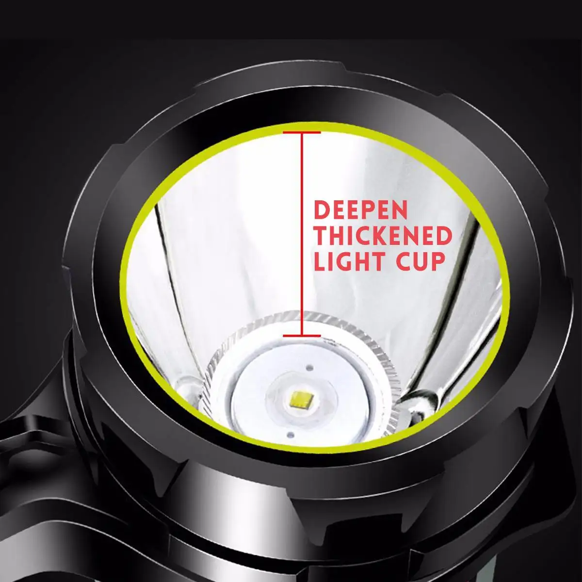 Светодиодный светильник-вспышка 8000лм перезаряжаемый водонепроницаемый походный уличный походный светильник USB 2000+ M сильный светильник супер яркий портативный фонарь