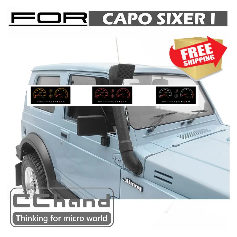 RC части приборной панели стикер для Capo SIXER 1:6 Samurai rc автомобиль опция запасные