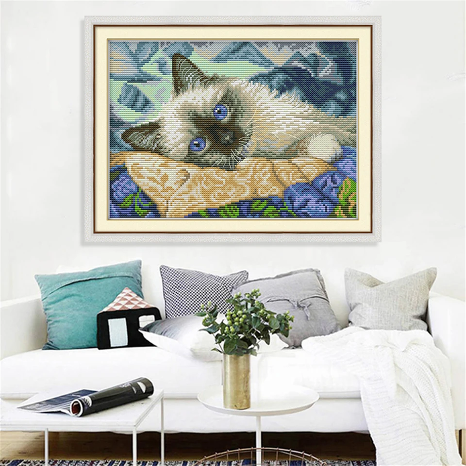 dmc cross stitch kit embroidery stitch joy sunday cross-stitch patterns needlework chinese counted cross stitch printed canvas (11)