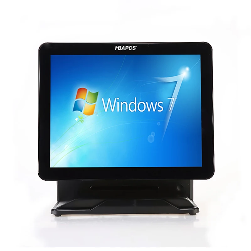 US $279.96 15 inch retail pos terminal windows pos terminal system for restaurants touch screen monitor food ordering cash register
